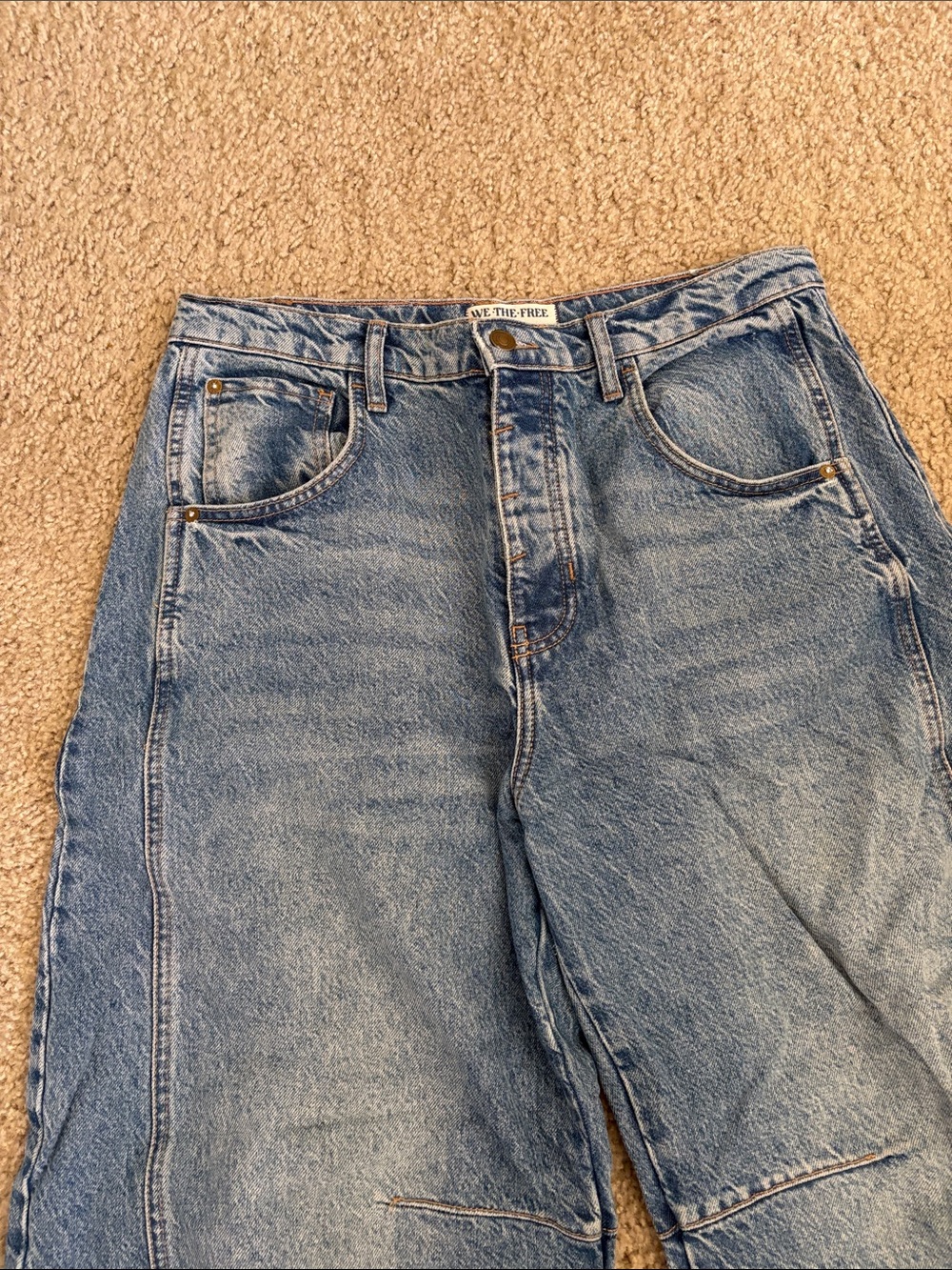 Free People Good Luck Mid-Rise Jean - Picture 3 of 6
